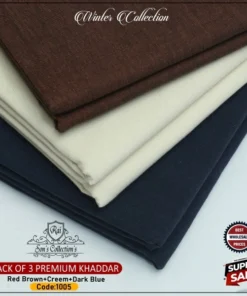 Winter Premium Goli Khaddar PACK OF 3-PGK-1005