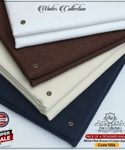 Winter Premium Goli Khaddar PACK OF 4-PGK-1006