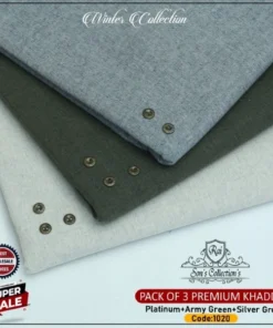 Winter Hertiage Khaddi PACK OF 3-WHK-1020