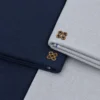 Winter Hertiage Khaddi -PACK OF 2 NAVY BLUE+SILVER GREY -HK-214
